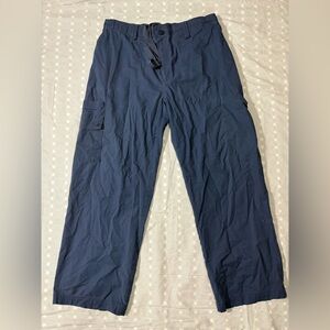 Spread Good Cheer Blue Cargo Scrub Pants Size Ls